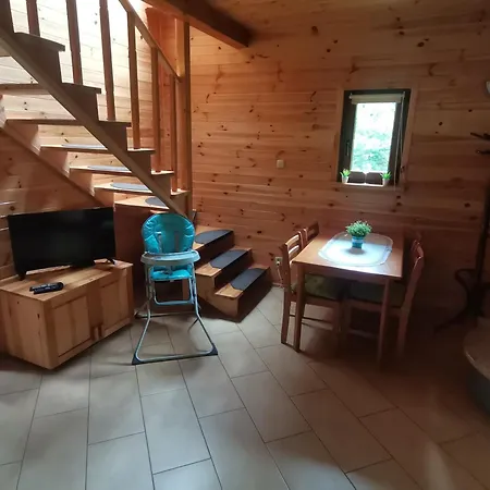 Klimatyczny W Lesie Przy Jeziorze