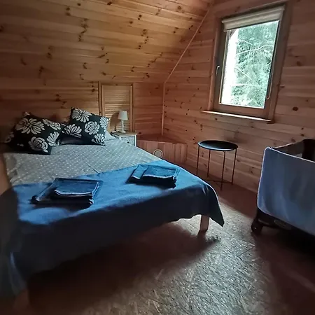 Сasa de vacaciones Klimatyczny W Lesie Przy Jeziorze Gietrzwałd