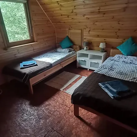 Dom wakacyjny Klimatyczny W Lesie Przy Jeziorze Gietrzwałd