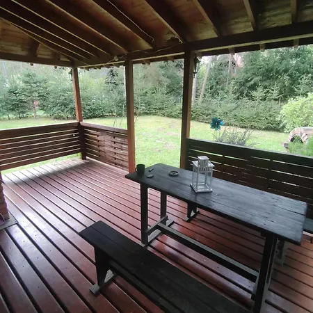 Dom wakacyjny Klimatyczny W Lesie Przy Jeziorze Gietrzwałd